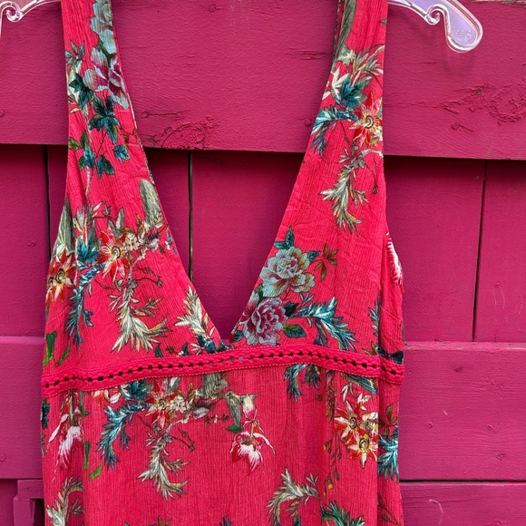 Johnny Was Pink Floral Midi Dress M - Picture 16 of 16